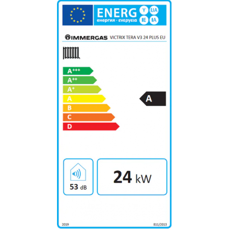  Газовий конденсаційний котел Immergas Victrix Tera V3 24 Plus EU (3.036306)
