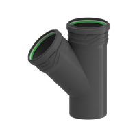 Тройник канализационный ASG HTR 110х75x45°*, (6543124) Тройник канализационный ASG HTR 110х75x45°*, (6543124)