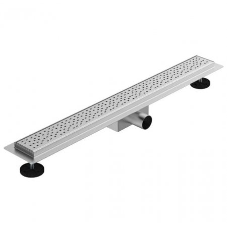  Трап лінійний 01E INOX SS304L DRY 600х70 решітка крапля ASG, (6557102)