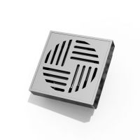 Трап вертикальний D40 18 INOX SS304L Hydro 100х100 із сухим затвором, (6557146)