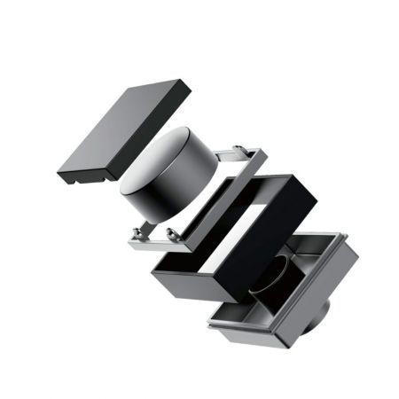  Трап вертикальний D40 18 INOX SS304L Hydro 100х100 із сухим затвором, (6557146)