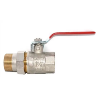 Кран кульовий з американкой 1 1/4" пряма ручка ASG (6554288)