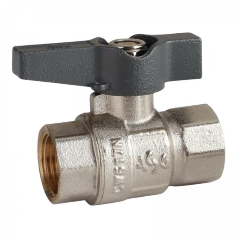 Кран шаровой 3/4" ВВ бабочка ASG+ (6553003)