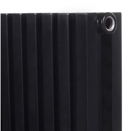 Дизайнерский Трубчастый радиатор Betatherm Quantum BQ 2 500X845 черный (BQ 2050/21 9005M 88)