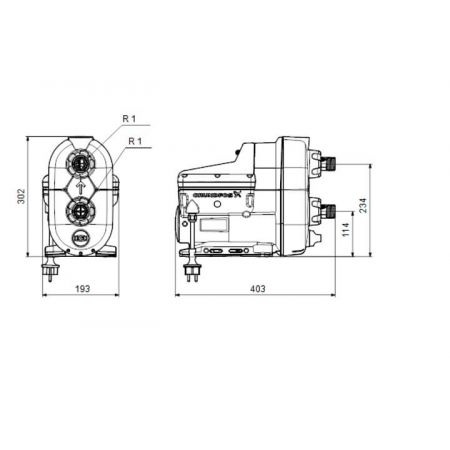  Насосна станция GRUNDFOS SCALA2 3-45 200-240V (93013252)