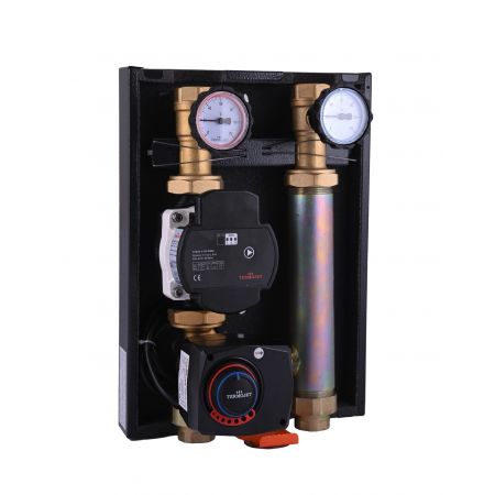  Насосная группа Termojet НГ-48л со смесителем, без насоса, под насос базой 130мм, DN 25 с утеплителем, 1"(84320480 L)