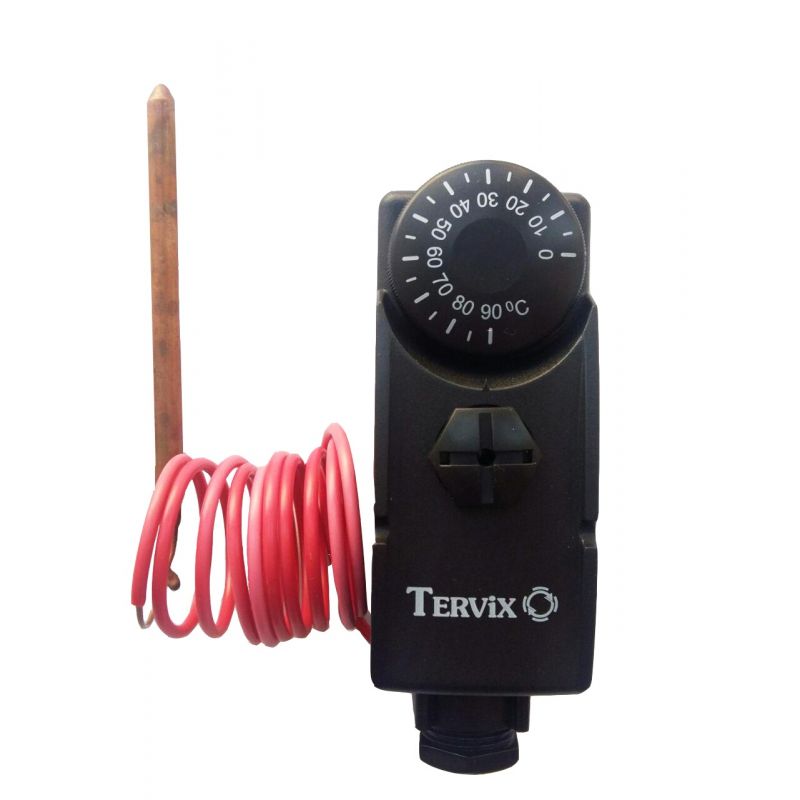  Термостат капиллярный с выносным датчиком 1000 мм  0-90 С  Tervix Pro Line (103010)