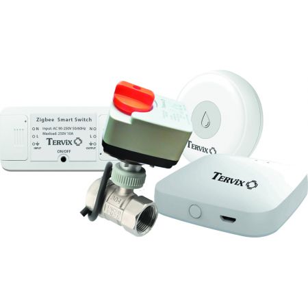 Защита от потопа для умного дома Tervix Premium ZigBee Water Stop на 1 трубу 3/4" (4912622)