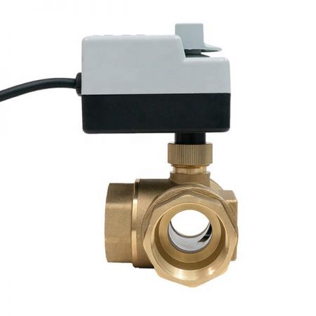  Трехходовой шаровой клапан с электроприводом Tervix Pro Line ORC 3-way НО 1/2 DN15 (202112)