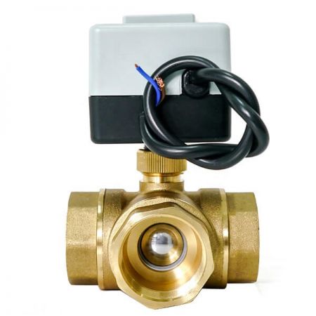  Трехходовой шаровой клапан с электроприводом Tervix Pro Line ORC 3-way НО 1/2 DN15 (202112)