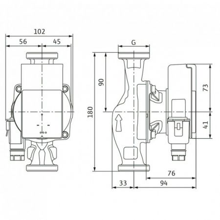  Циркуляційний насос Wilo Atmos PICO 25/1-4-180 (4232691)