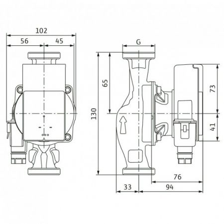  Циркуляційний насос Wilo Atmos PICO 25/1-6-130 (4232693)
