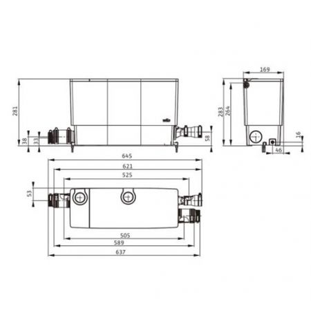  Каналізаційна установка Wilo DrainLift MINI5-XS/C (6095129)