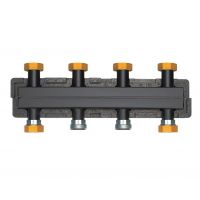 Коллектор Meibes из чёрной стали на 3 контура с пропуском (M66301.22) Коллектор Meibes из чёрной стали на 3 контура с пропуском (M66301.22)