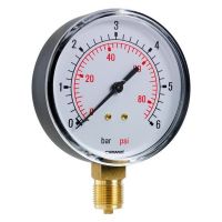 Манометр Ø63 1/4" 6 бар фронтальний CEWAL Манометр Ø63 1/4" 6 бар фронтальний CEWAL