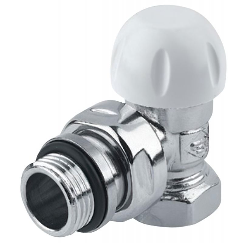 Термоклапан Carlo Poletti FIRST THERMO угловой 1/2 х 1/2 хром (V141310CB)