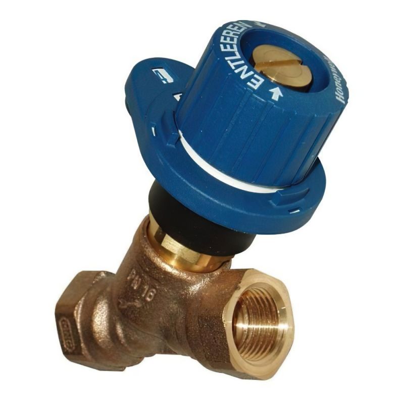  Ручной балансировочный клапан Honeywell "Комби 3-плюс" Синий, DN50