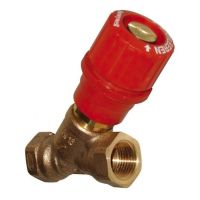 Запорно-измерительный клапан Honeywell "Комбі 3-плюс", красный, DN50