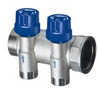 Коллектор FAR 2 отвода 1 1/4 x 3/4 (евроконус)(FK 3911 1143402EU)
