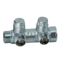 Коллектор FAR 2 отвода 1 x 3/4 (евроконус) (FK 3860 134) Коллектор FAR 2 отвода 1 x 3/4 (евроконус) (FK 3860 134)