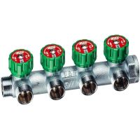 Коллектор FAR 4 отвода 3/4 x 1/2 TP (FK 3824 3412TP)