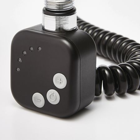  Электрический полотенцесушитель с  теном HEC Zehnder Virando 500 х 786 мм (AB-080-050-9017-HEC-SC)