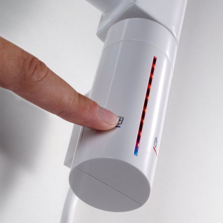  Электрический полотенцесушитель Zehnder Virando 500х1226 мм (AB-120-050-9016-HOTS-SC)