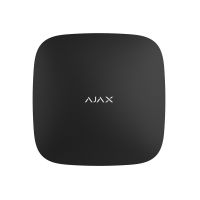 Охранная централь Ajax Hub Plus (8EU/ECG) UA black поддержкой 2 SIM-карт, LTE и Wi-Fi, поддержкой датчиков с фотофиксацией тревог