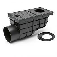 Дощоприймач пластиковий MCH 325 G чорний (375 л/хв)