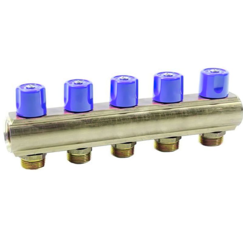 Коллектор Bianchi с вентилями Ø1" х 5 х 3/4"ЗР, I=50 мм (235E06050D)