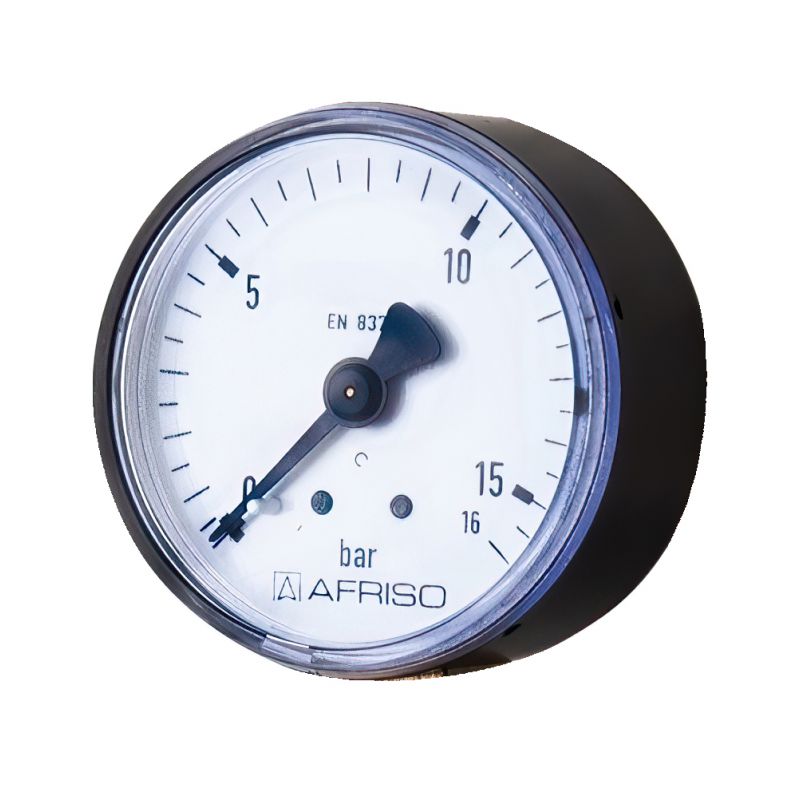  Манометр Afriso RF 63 AX 1/4" 0-16 bar (аксиальный подключение)