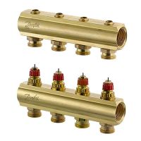Распределительный коллектор Danfoss FHF4 без ротаметров