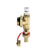 Торцевая секция Danfoss FHF-EM с ручным воздухоотводчиком