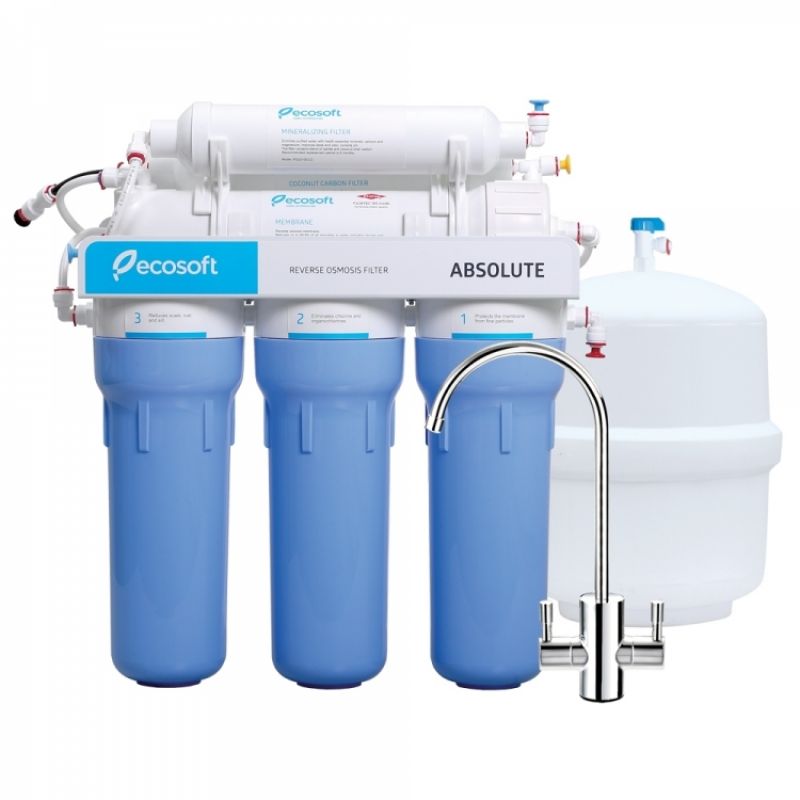 Фильтр обратного осмоса Ecosoft Absolute 6-50M с минерализатором (MO650MECO)