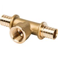  Тройник с внутренней резьбой Heat-PEX 16х1/2"х16 мм (EVO2015160)