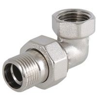 Резьбовой фитинг сгон угловой ВН 1" Valtec Резьбовой фитинг сгон угловой ВН 1" Valtec