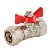 Кран шаровой VALTEC с обжимным соединением 16х1/2"