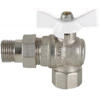 Кран шаровой VALTEC BASE угловой с полусгоном ВН 1/2"