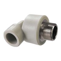 Угольник с наружной резьбой KAN-therm KAN PPR 25-3/4" ММ (1209070004) Угольник с наружной резьбой KAN-therm KAN PPR 25-3/4" ММ (1209070004)