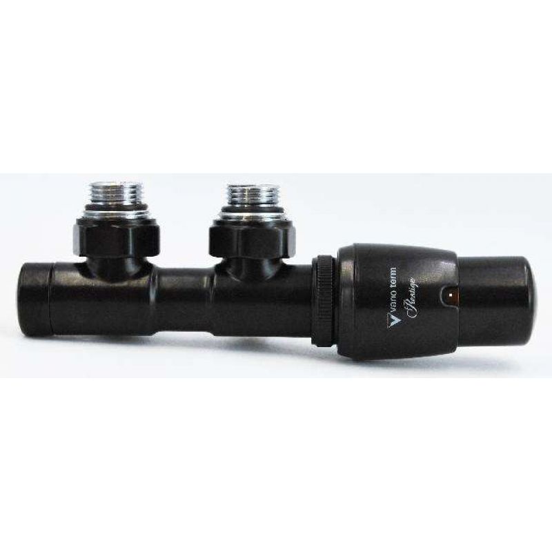 Комплект TWINS Angular ¾ / ¾,  Matte black. Ліве підключення (TSGS0206CFK/P)