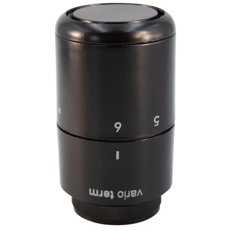 Термостатична головка Tucan GS.10 (різьба M30x1,5), глянцевий чорний, 000M665A113