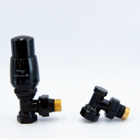 Комплект термостатичний Vario Term, ELEGANT, кутовий, глянцевий чорний, ELGS0213C/FK Комплект термостатичний Vario Term, ELEGANT, кутовий, глянцевий чорний, ELGS0213C/FK