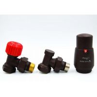 Комплект термостатичний Vario Term, ELEGANT, кутовий, матовий чорний, ELGS0224C/FK Комплект термостатичний Vario Term, ELEGANT, кутовий, матовий чорний, ELGS0224C/FK