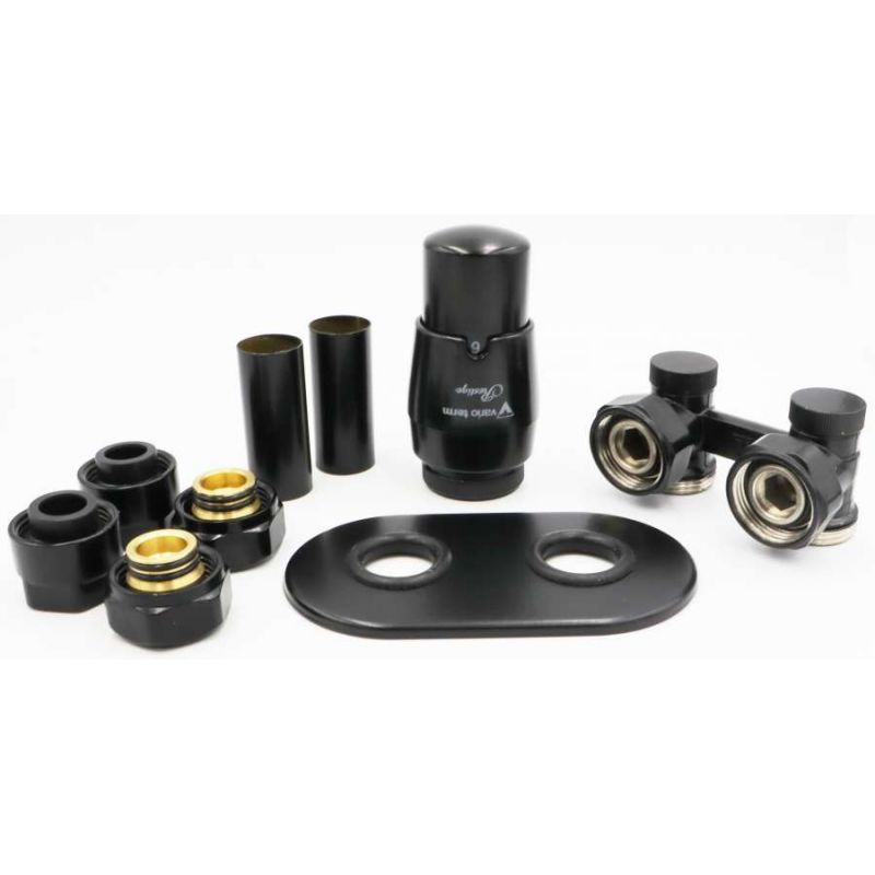 Комплект VarioTerm, PREMIUM ELEGANCKIE, All In One, кутовий, матовий чорний, AEPRNYGS0224C/FK(PEX)